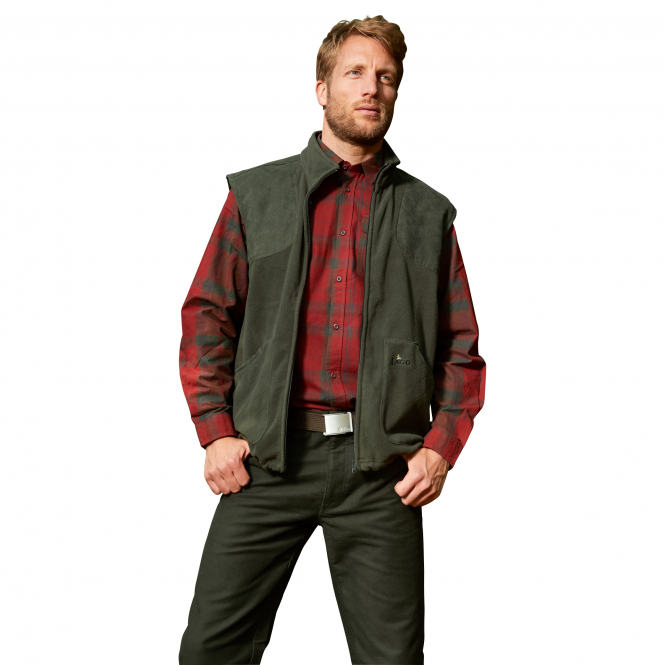 Il Lago Prestige Men's Fleece Vest Hunter - Afbeelding 3