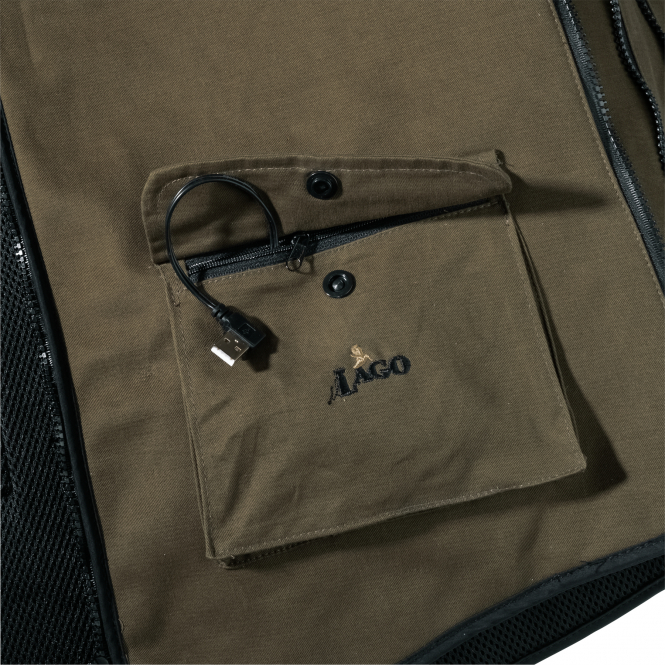 Il Lago Red Level Men's Heated Vest Feuerland - Afbeelding 6