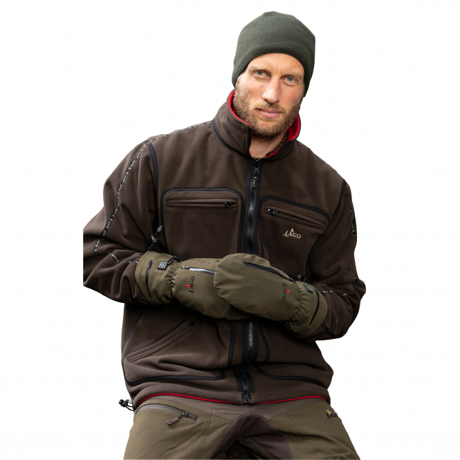 Il Lago Red Level Unisex Thermal Gloves - Afbeelding 3