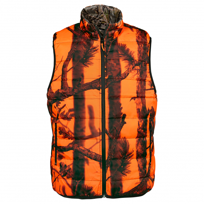 Percussion Men's Reversible Vest Blaze Ghostcamo - Afbeelding 2