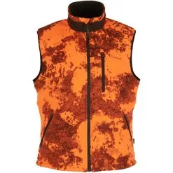 Pinewood Men's Reversible Fleece Vest Smaland Camou