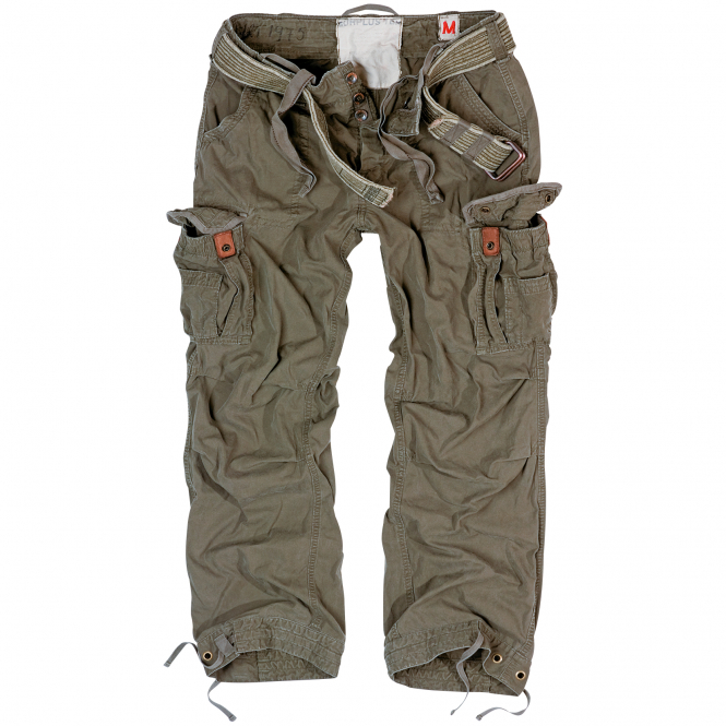 Surplus Men's Vintage Trousers Premium (olive) Sz. L